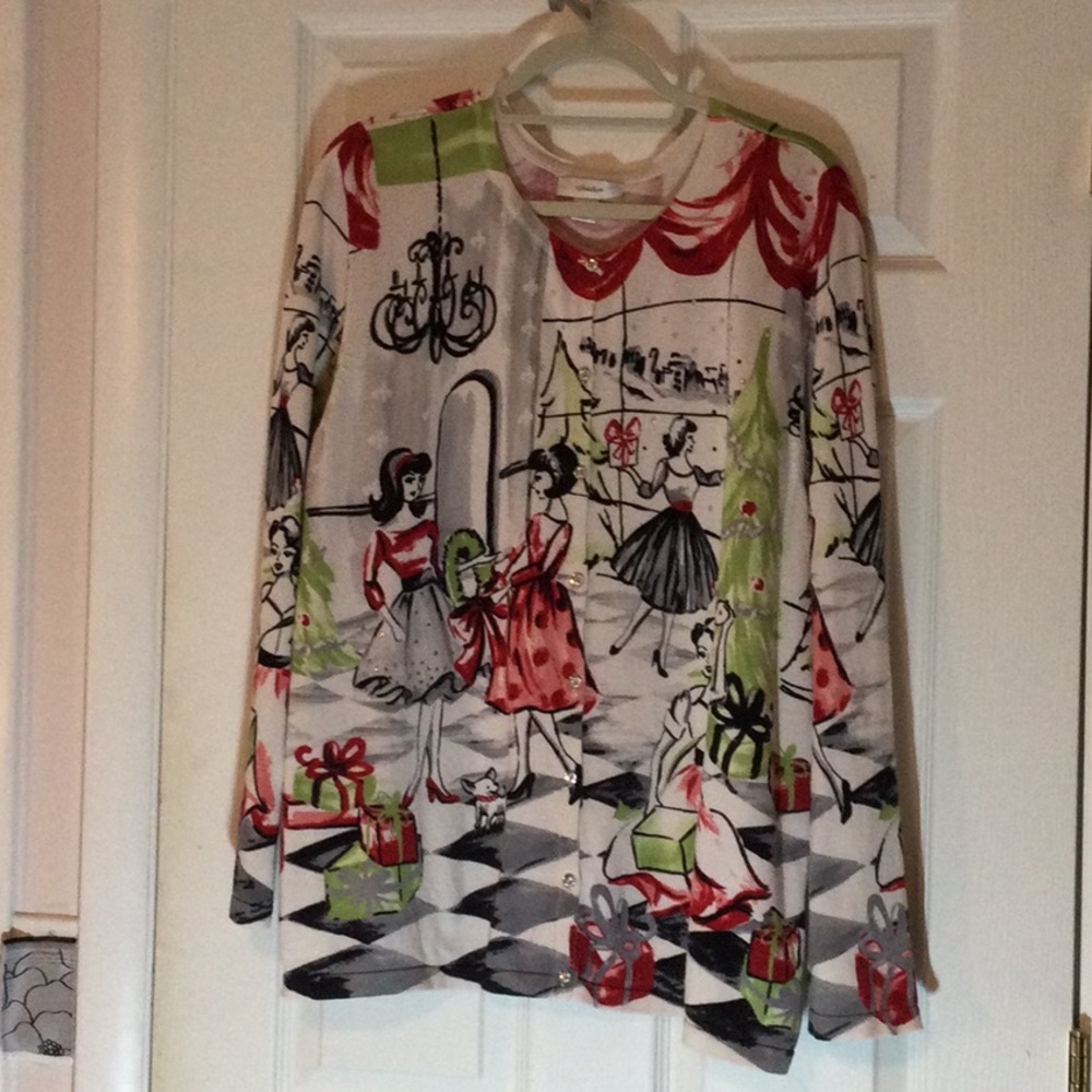 Beautiful Christmas Sweater from CJ Banks.